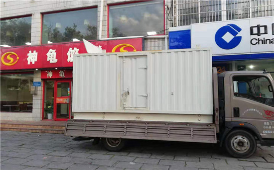 闽侯出租发电机施工案例